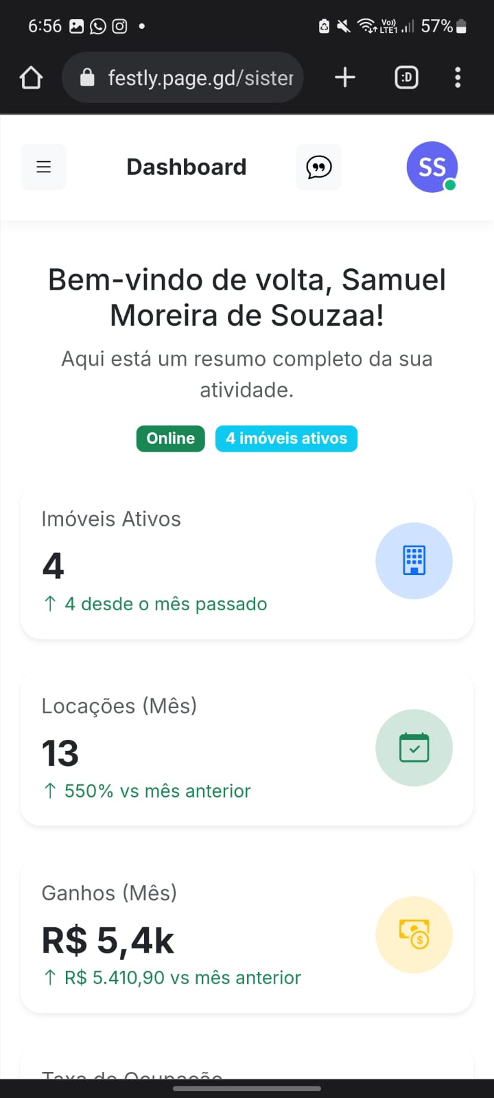 Aplicativo Mobile Festly